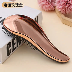 Colorful TT Hair Brush Women,Designed Anti-static Detangler ,Haircare Scalp,Reduce Hairloss,Barber Accessories,Styling Tool Rose