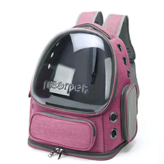 Transparent Pet Backpack for Cats Portable Large Capacity Outdoor Travel Leisure Cat Bag Breathable Dog Pet Travel Supplies