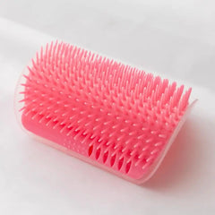 Pet Brush Comb Play Cat Toy Softer Cat Self Groomer Massage Comb with Catnip Cat Face Scratcher for Kitten Puppy Cat Accessories