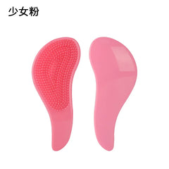 Colorful TT Hair Brush Women,Designed Anti-static Detangler ,Haircare Scalp,Reduce Hairloss,Barber Accessories,Styling Tool Rose