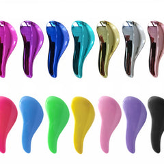 Colorful TT Hair Brush Women,Designed Anti-static Detangler ,Haircare Scalp,Reduce Hairloss,Barber Accessories,Styling Tool Rose