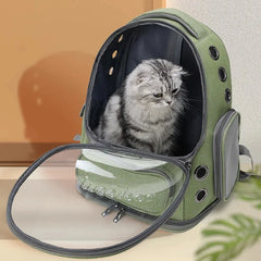 Transparent Pet Backpack for Cats Portable Large Capacity Outdoor Travel Leisure Cat Bag Breathable Dog Pet Travel Supplies