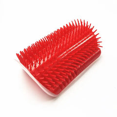 Pet Brush Comb Play Cat Toy Softer Cat Self Groomer Massage Comb with Catnip Cat Face Scratcher for Kitten Puppy Cat Accessories