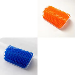 Pet Brush Comb Play Cat Toy Softer Cat Self Groomer Massage Comb with Catnip Cat Face Scratcher for Kitten Puppy Cat Accessories