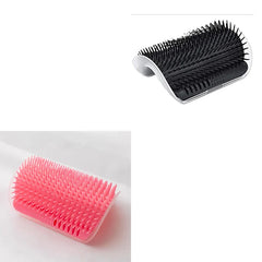 Pet Brush Comb Play Cat Toy Softer Cat Self Groomer Massage Comb with Catnip Cat Face Scratcher for Kitten Puppy Cat Accessories