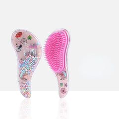 Colorful TT Hair Brush Women,Designed Anti-static Detangler ,Haircare Scalp,Reduce Hairloss,Barber Accessories,Styling Tool Rose