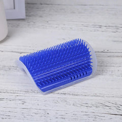 Pet Brush Comb Play Cat Toy Softer Cat Self Groomer Massage Comb with Catnip Cat Face Scratcher for Kitten Puppy Cat Accessories
