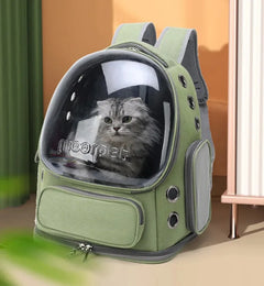 Transparent Pet Backpack for Cats Portable Large Capacity Outdoor Travel Leisure Cat Bag Breathable Dog Pet Travel Supplies