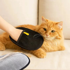 Pet Hair Remover Glove Double Sided Grooming Gloves Cat Dog Fur Cleaner Magic Shedding Mitt Reusable Lint Removal Pet Tool