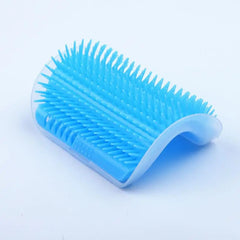 Pet Brush Comb Play Cat Toy Softer Cat Self Groomer Massage Comb with Catnip Cat Face Scratcher for Kitten Puppy Cat Accessories