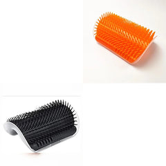 Pet Brush Comb Play Cat Toy Softer Cat Self Groomer Massage Comb with Catnip Cat Face Scratcher for Kitten Puppy Cat Accessories