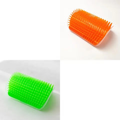 Pet Brush Comb Play Cat Toy Softer Cat Self Groomer Massage Comb with Catnip Cat Face Scratcher for Kitten Puppy Cat Accessories
