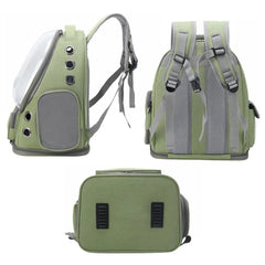 Transparent Pet Backpack for Cats Portable Large Capacity Outdoor Travel Leisure Cat Bag Breathable Dog Pet Travel Supplies