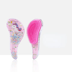 Colorful TT Hair Brush Women,Designed Anti-static Detangler ,Haircare Scalp,Reduce Hairloss,Barber Accessories,Styling Tool Rose