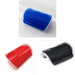 Pet Brush Comb Play Cat Toy Softer Cat Self Groomer Massage Comb with Catnip Cat Face Scratcher for Kitten Puppy Cat Accessories