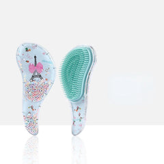 Colorful TT Hair Brush Women,Designed Anti-static Detangler ,Haircare Scalp,Reduce Hairloss,Barber Accessories,Styling Tool Rose