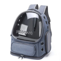 Transparent Pet Backpack for Cats Portable Large Capacity Outdoor Travel Leisure Cat Bag Breathable Dog Pet Travel Supplies
