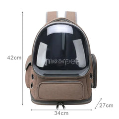 Transparent Pet Backpack for Cats Portable Large Capacity Outdoor Travel Leisure Cat Bag Breathable Dog Pet Travel Supplies